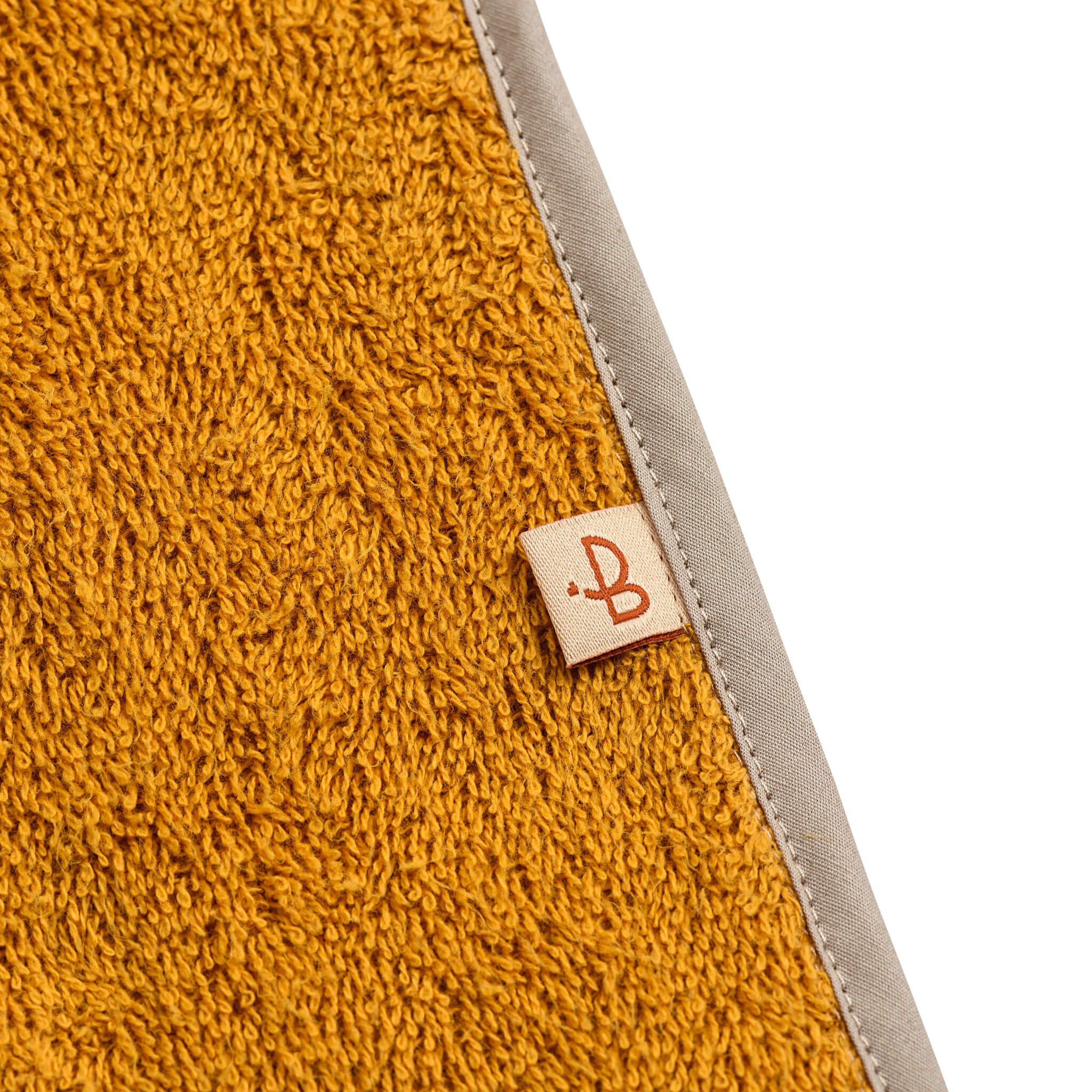 Poncho towel - mustard yellow