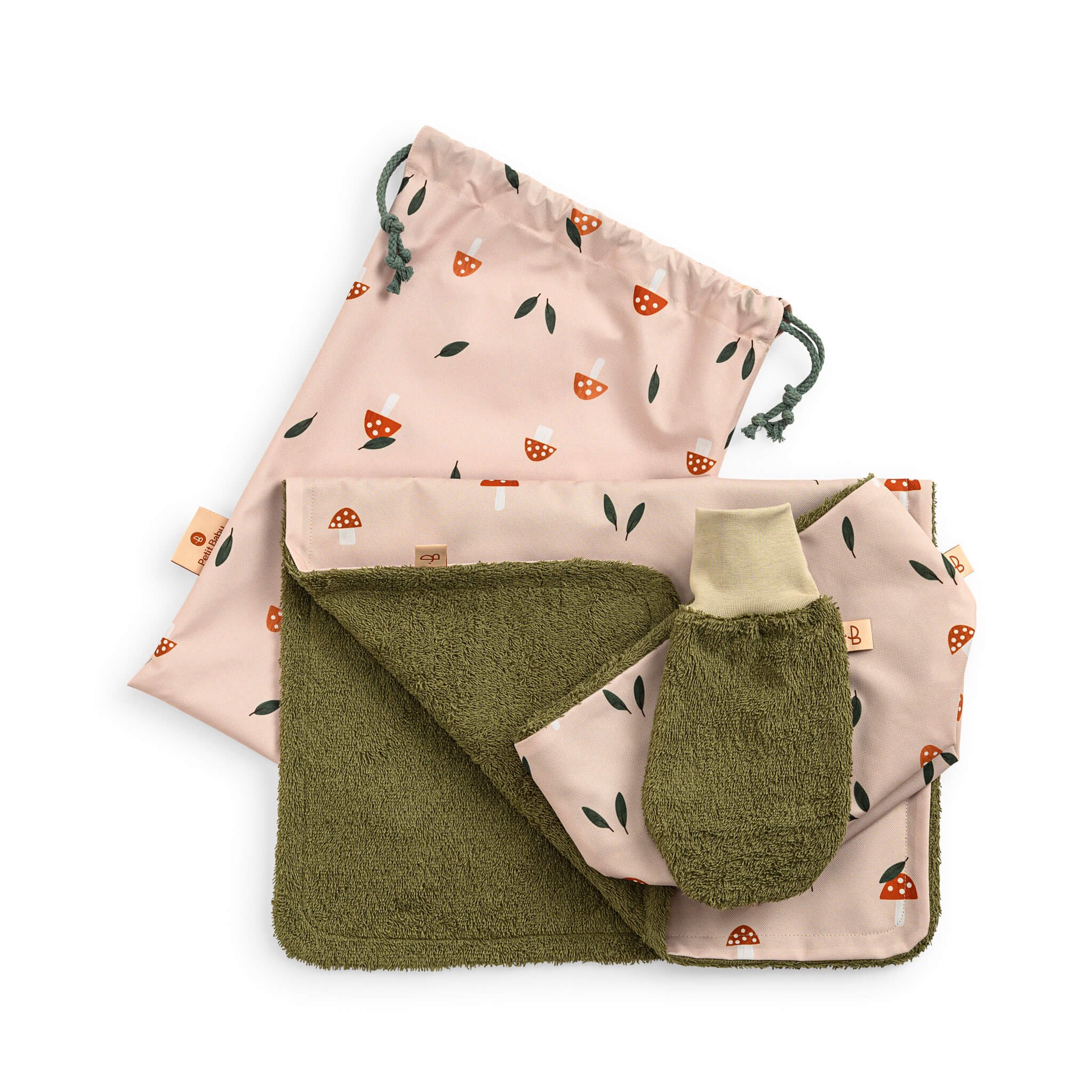 Baby care set - Mushrooms