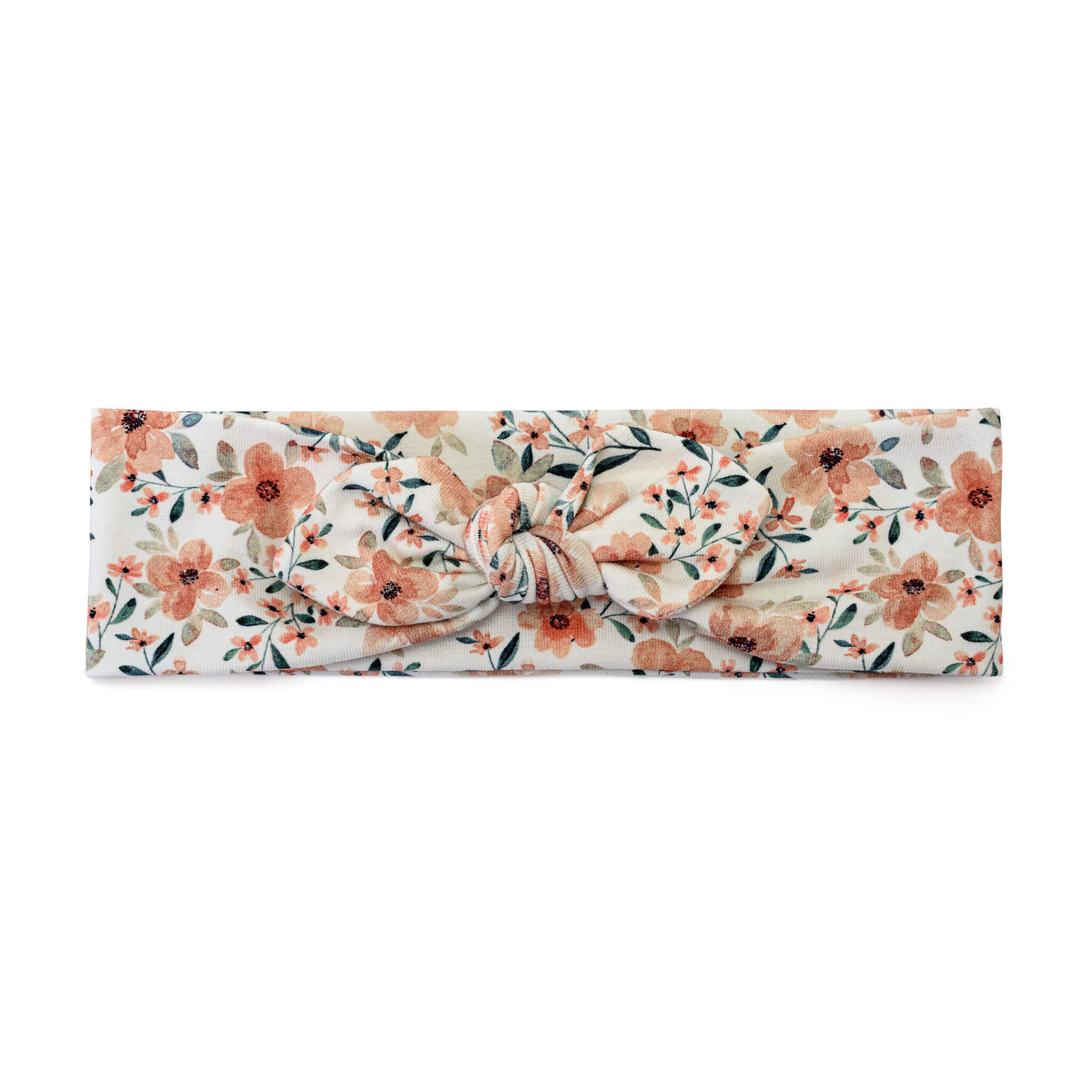 Headband with bow - Spring flowers