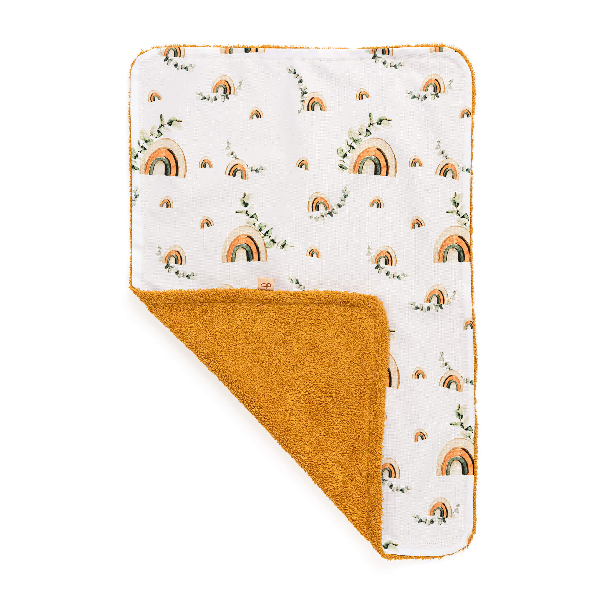 Portable changing pad - Rainbows