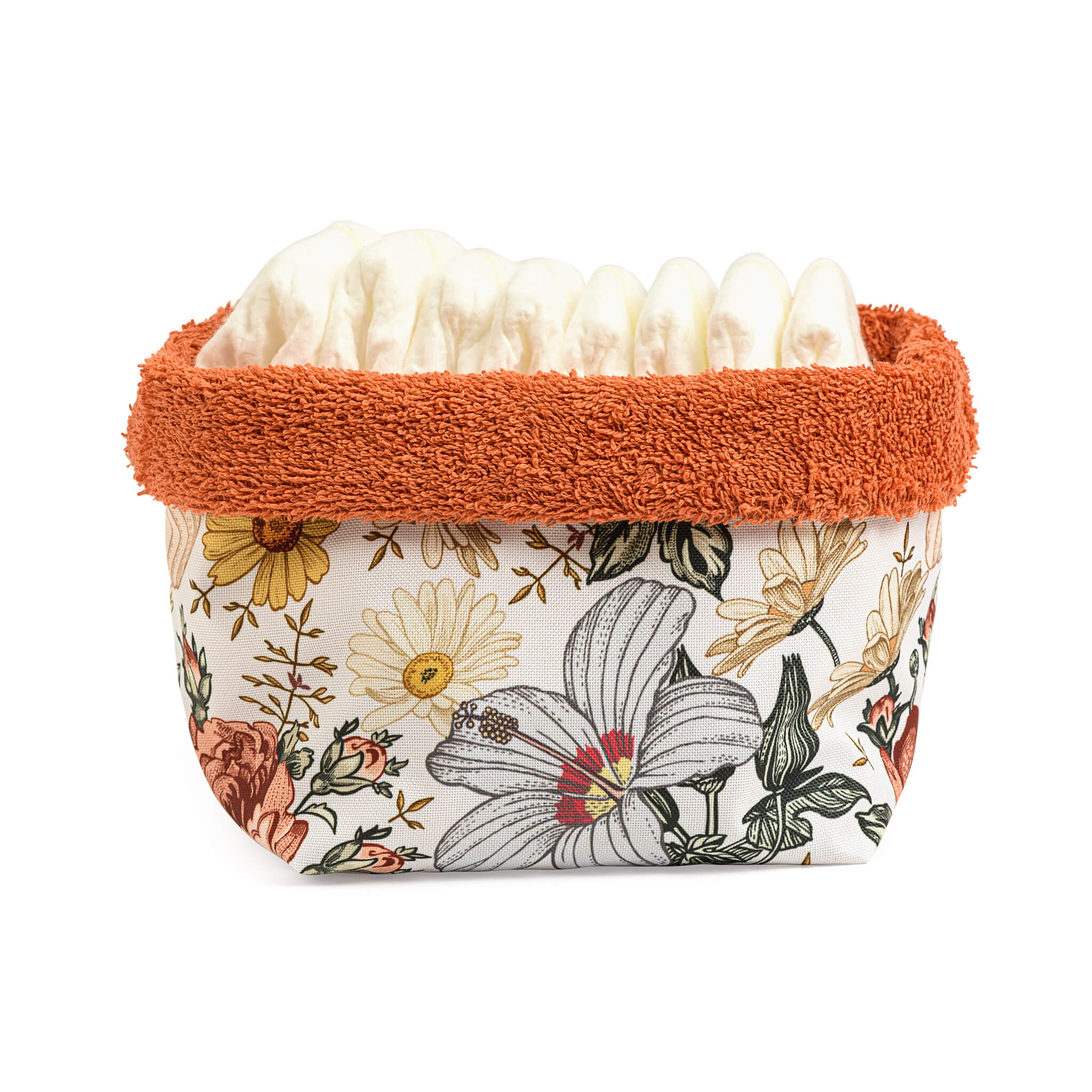 Storage basket - Vintage Flowers