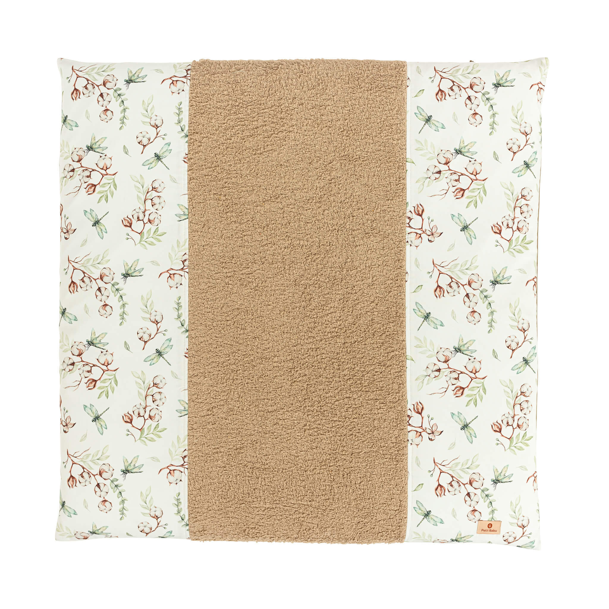 Changing pad with cover - Dragonfly brown