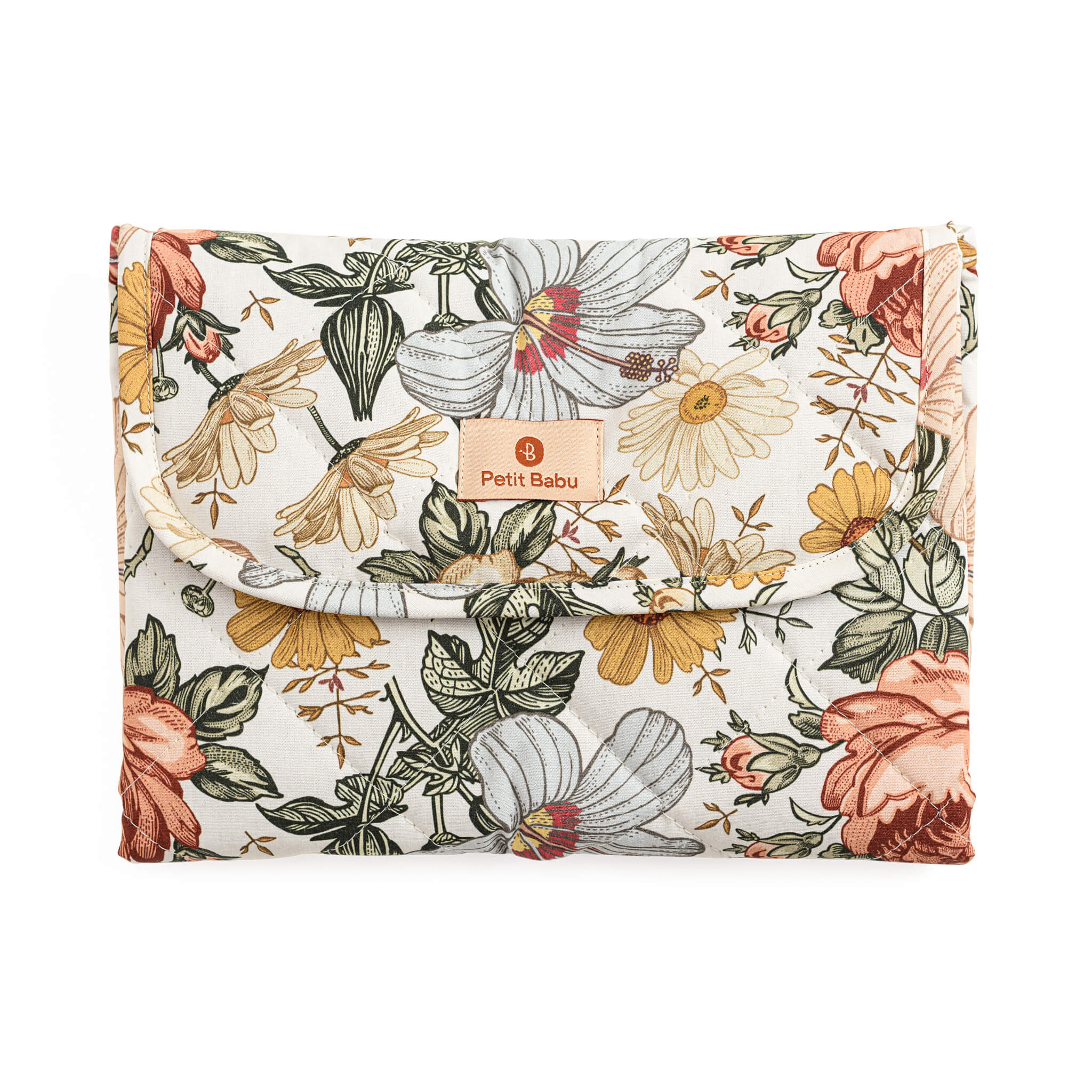 Travel changing mat - Vintage flowers