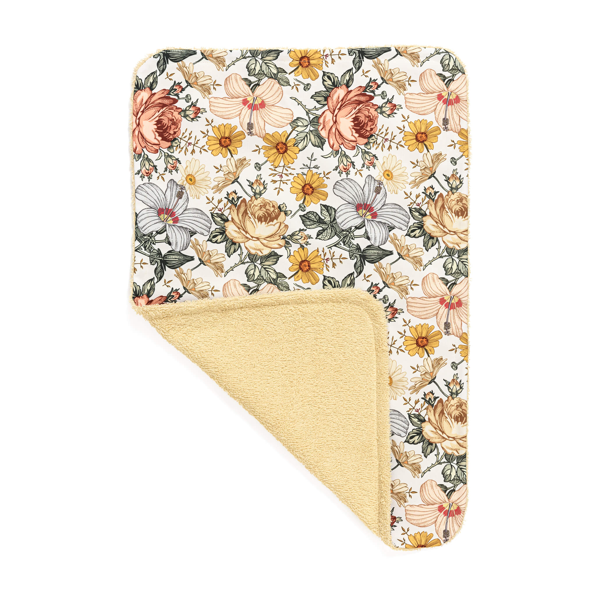 Portable changing pad - Vintage Flowers