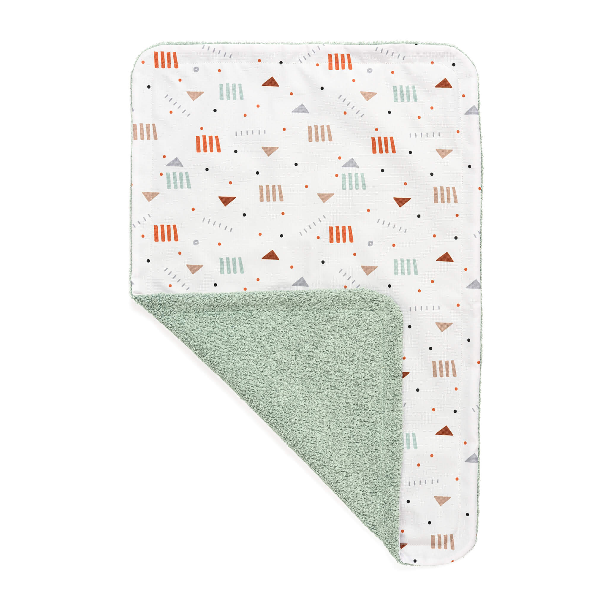 Portable changing pad - Triangles