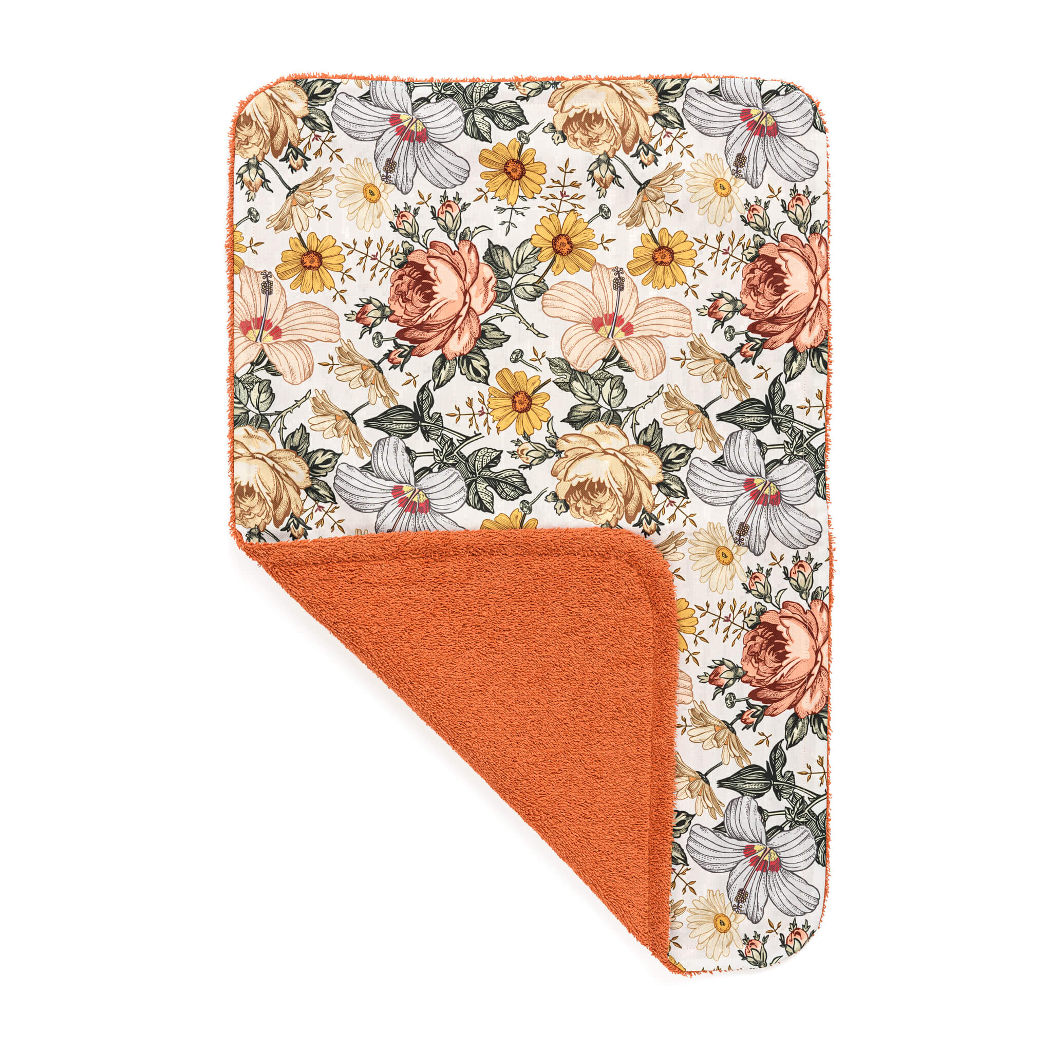 Portable changing pad - Vintage Flowers