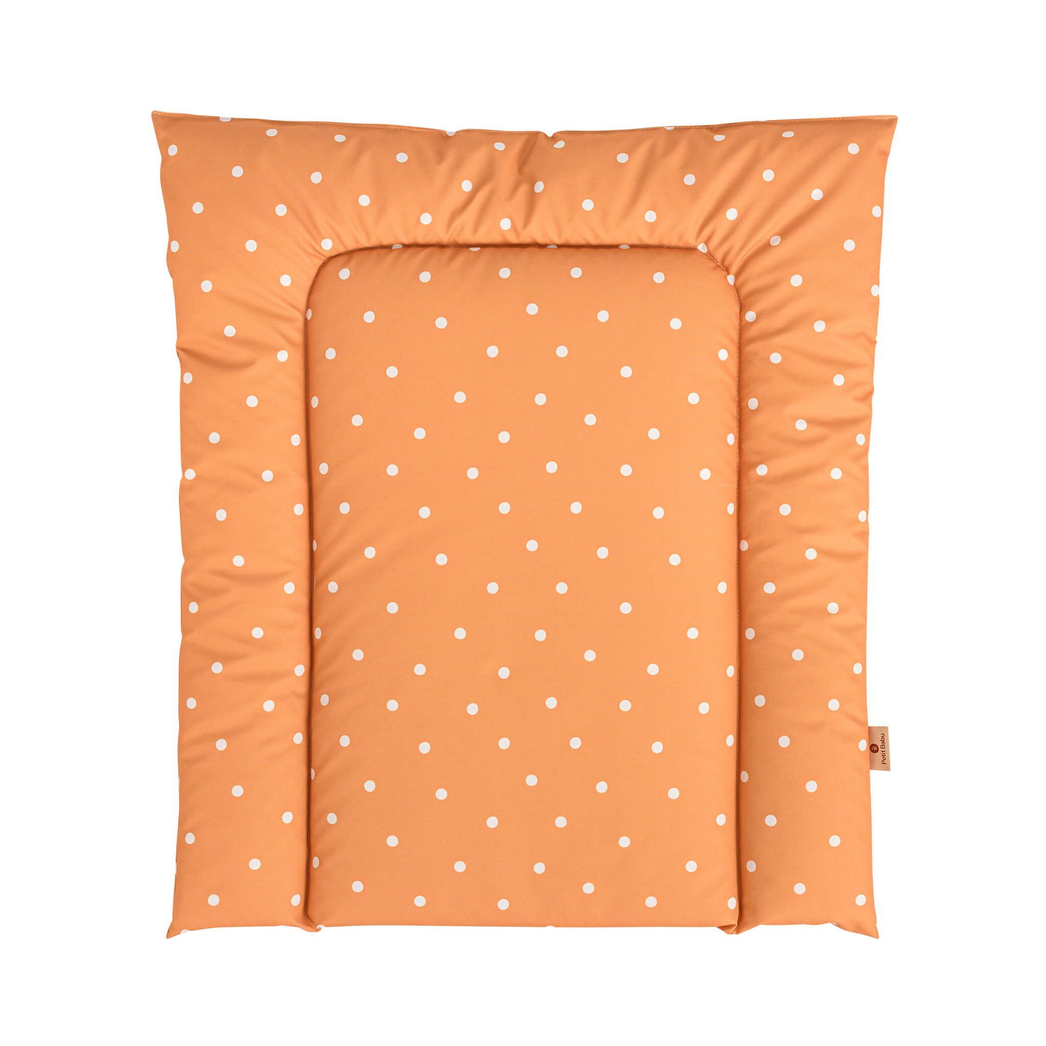 Changing pad  - Orange with dots - water repellent