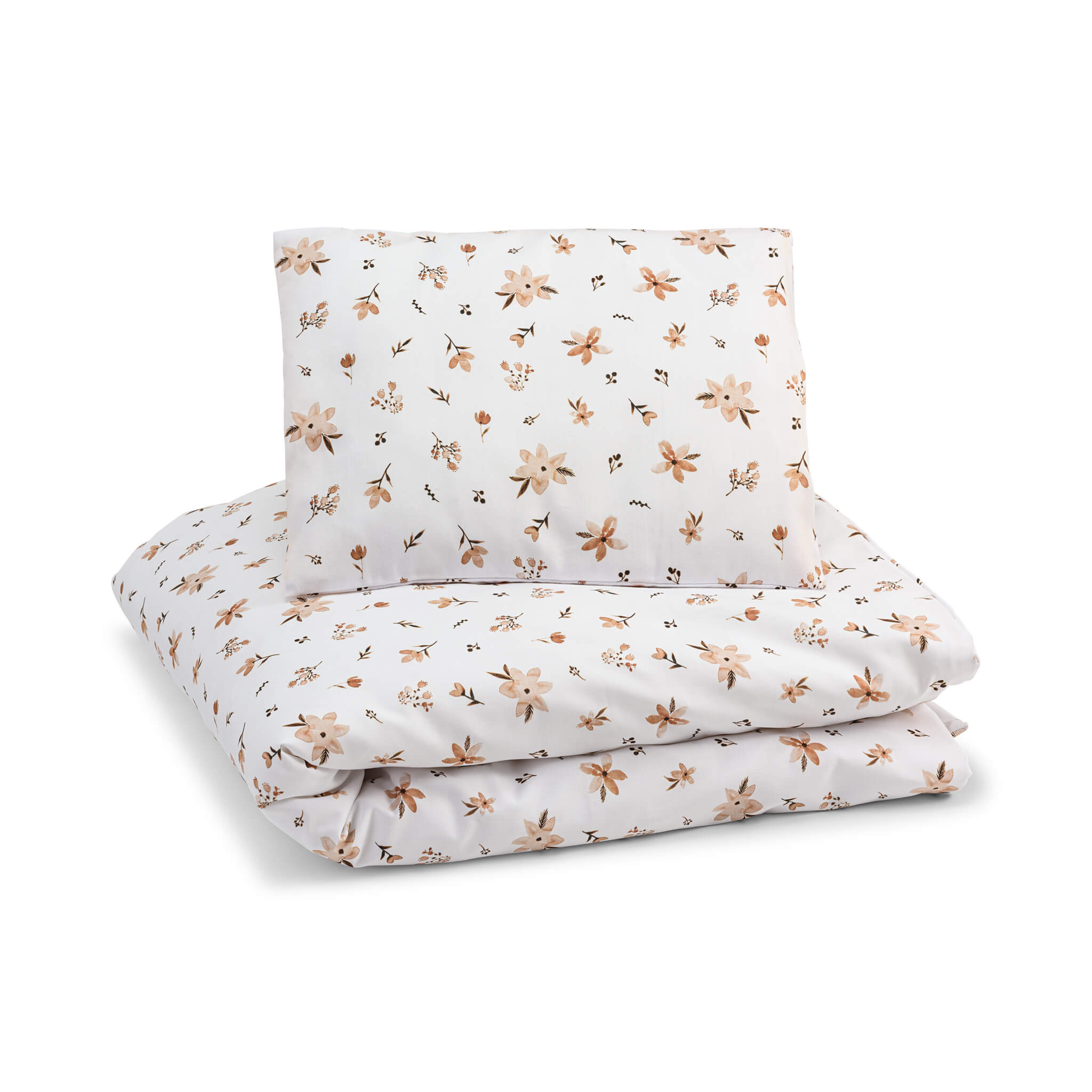 Bedding Set - Brown flowers