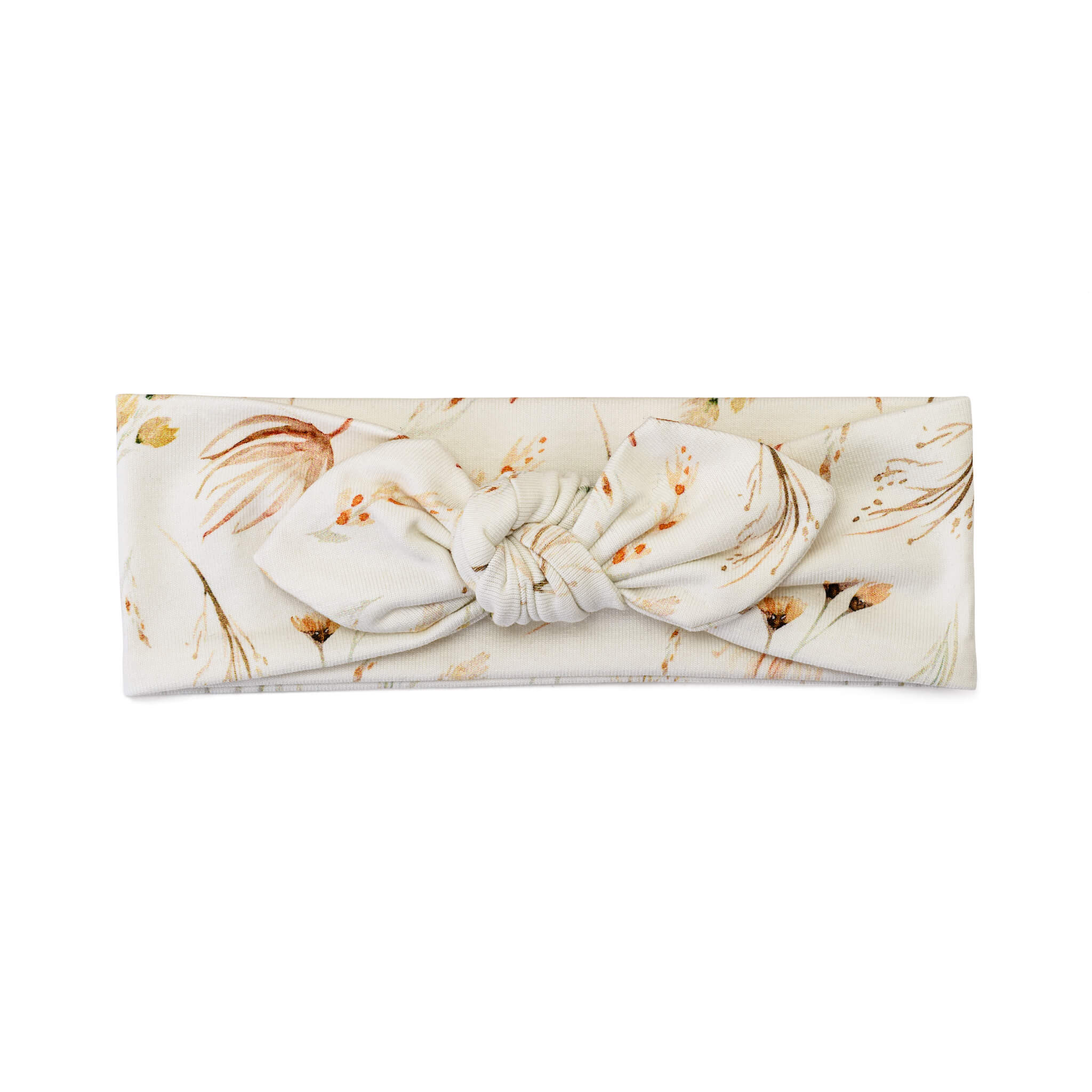 Headband with bow - wild flowers