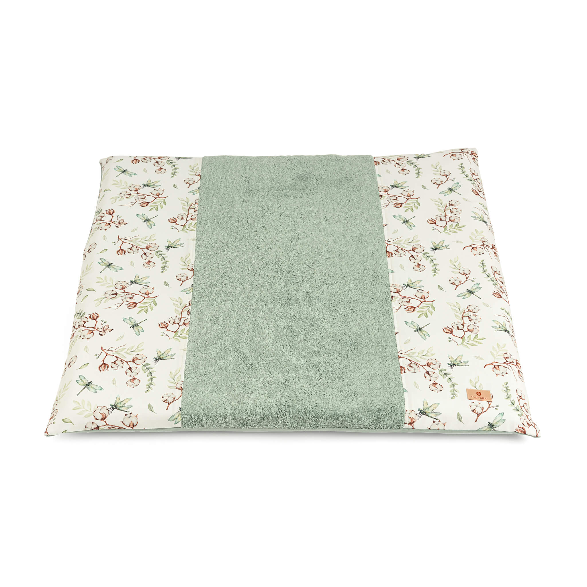 Changing pad with cover - Dragonfly sea green