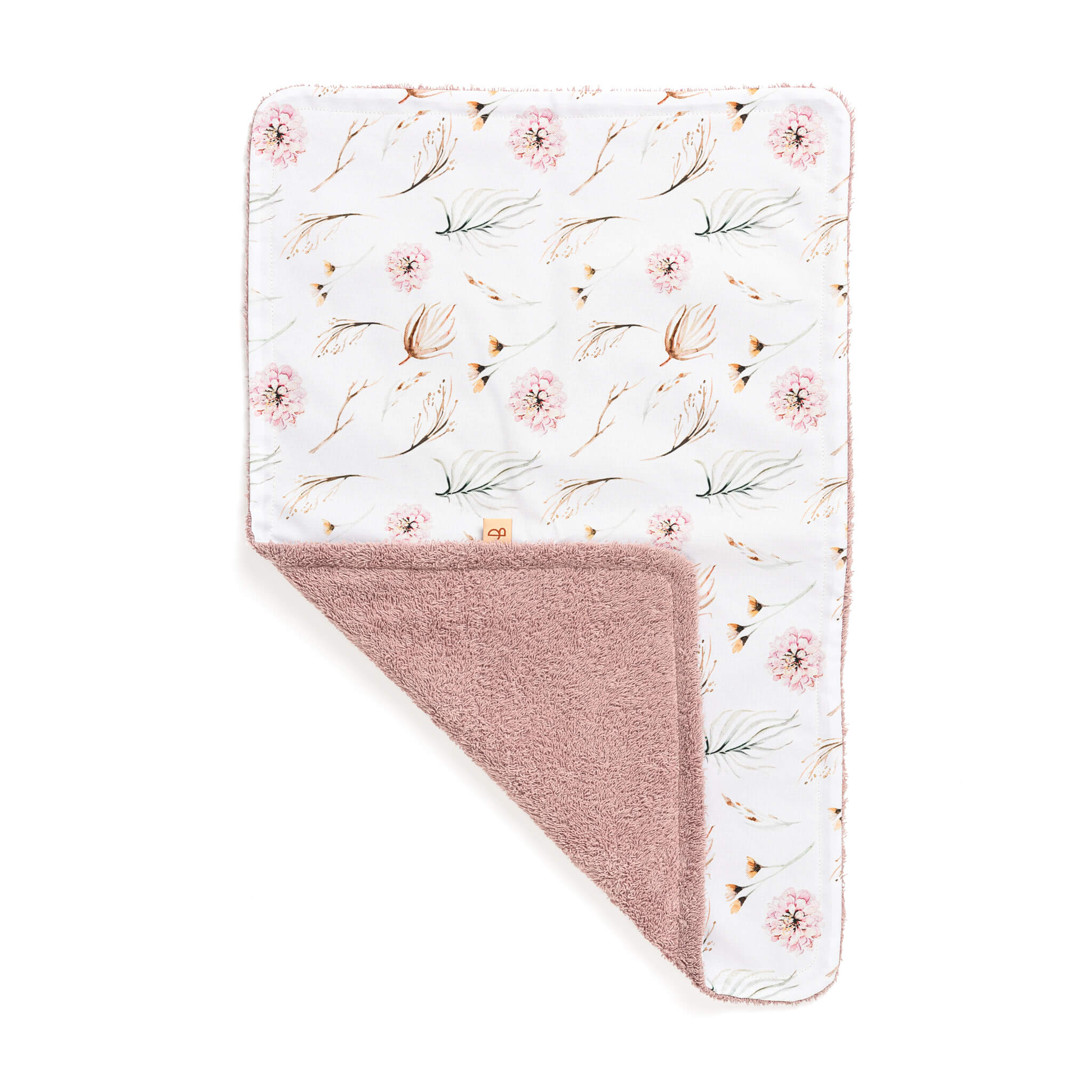 Portable changing pad - Pink flowers