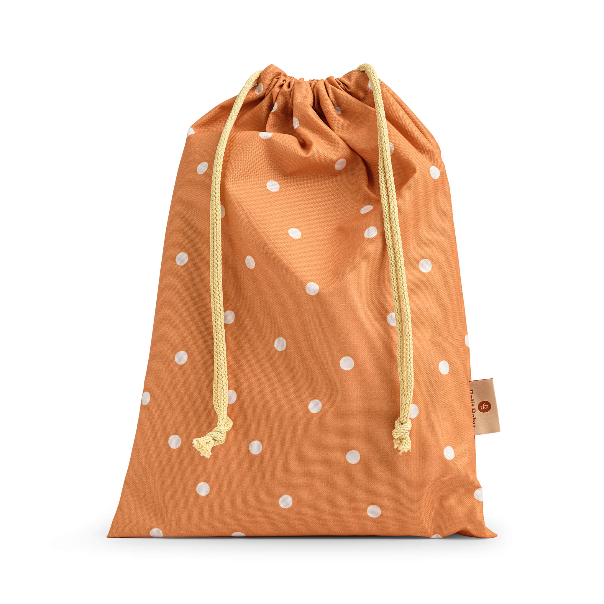 Baby care set - orange with dots