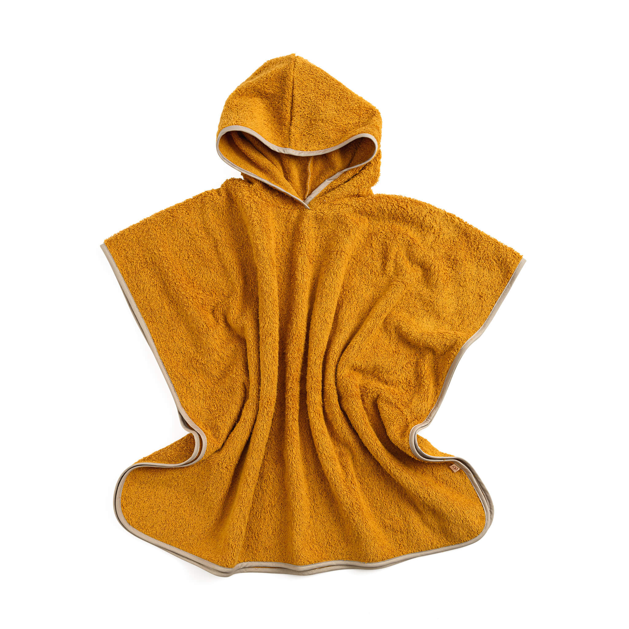Poncho towel - mustard yellow